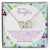 To My Daughter Be The Woman You Can Be - Necklace Interlocking Hearts Necklace
