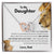 To My Daughter - Old Lion - Necklace Interlocking Hearts Necklace