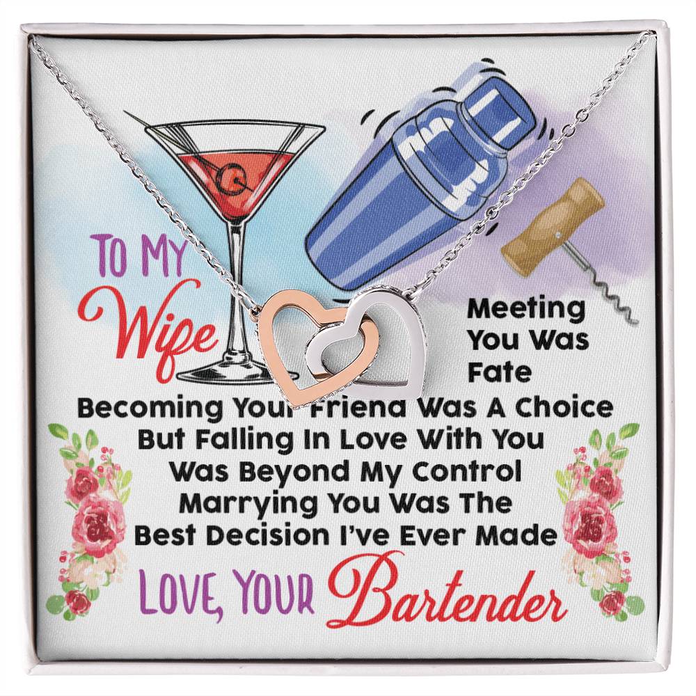 Bartender'S Wife - Interlocking Heart Necklace Interlocking Hearts Necklace