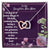 New Mom Cubic Zirconia Stone Necklace Interlocking Hearts Necklace