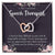 Speech Therapist Gift Amazing Speech Therapist Gift Necklace Language Pathologist Gift For Speech Pathologist Interlocking Hearts Necklace