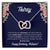Thirty Birthday All Of My Love Interlocked Hearts Necklace Interlocking Hearts Necklace