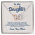 Collection Daughter - You Were The First One - Interlocking Hearts Necklace