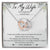 To My Wife Interlocking Hearts Necklace Message Card