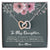 To My Daughter - I Promise You - Necklace Interlocking Hearts Necklace