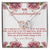 Wish You All The Finest Things In Life - Best Gift For Granddaughter Interlocking Hearts Necklace