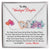 To My Daughter - Black Friday Special Interlocking Hearts Necklace