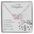 To My Daughter - Interlocking Hearts Necklace3