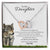 To My Daughter - I Will Always Be Your Biggest Fan Wolf And Pup Interlocking Hearts Necklace