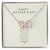 Happy Mother'S Day To My Kind Beautiful Strong Brilliant Supportive And Truly Fabulous Mum Interlocking Hearts Necklace