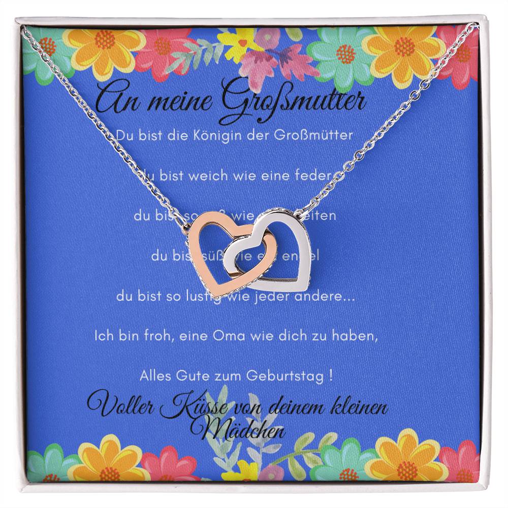 Großmutter Deiner Enkelin3 Interlocking Hearts Necklace