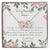 To My Beautiful Bride Interlocking Hearts Necklace
