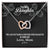 To My Daughter From Mom Interlocking Hearts Necklace Mother To Daughter Gift Birthday Gift To Daughter From Mom Daughter Necklace