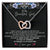 Perfect Valentines Necklace Gift For Girlfriend Wife Future Wife Interlocking Hearts Necklace