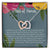 Maid Of Honor Thank You Gift From Bride Bridesmaid Gift Maid Of Honor Gift Necklace Matron Of Honor Gift Thank You Gift From Bride Interlocking Hearts Necklace