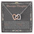 To My Beautiful Daughter - Necklace Interlocking Hearts Necklace