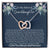 Granddaughter Gift Interlocking Hearts Necklace