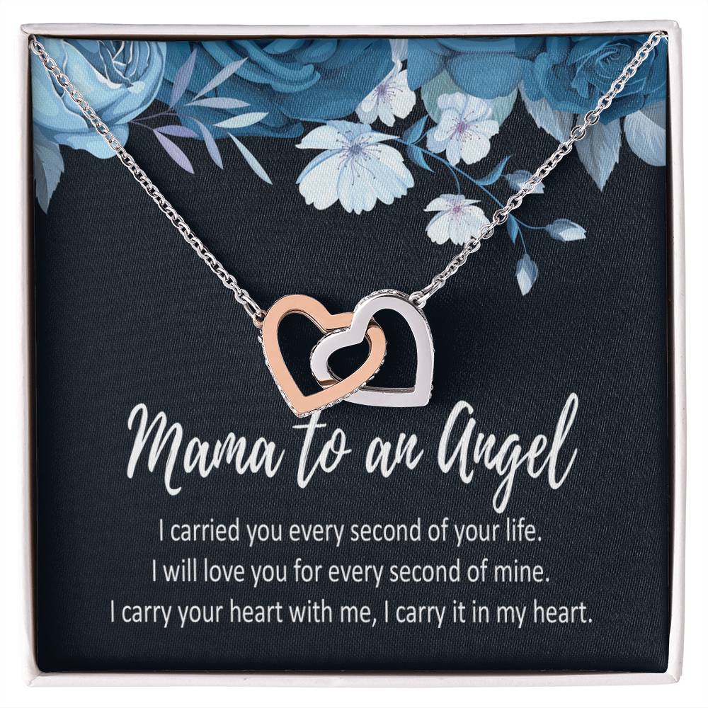 Miscarriage Necklace Gift For Moms Interlocking Hearts Necklace