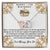 75Th Birthday Mum From Son Interlocking Hearts Necklace
