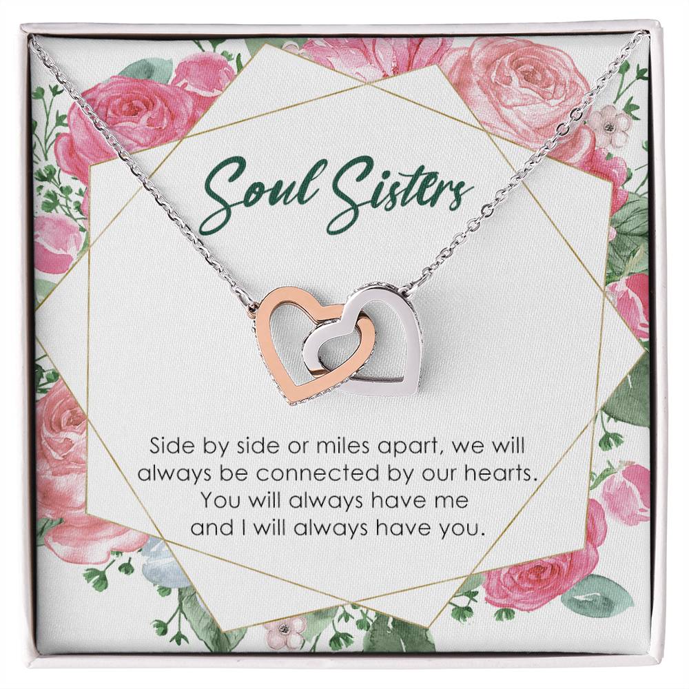 Interlocking Hearts - Soul Sisters Interlocking Hearts Necklace