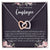 Gift For Employee Employee Appreciation Gift A Truly Amazing Employee Gift Interlocking Hearts Necklace