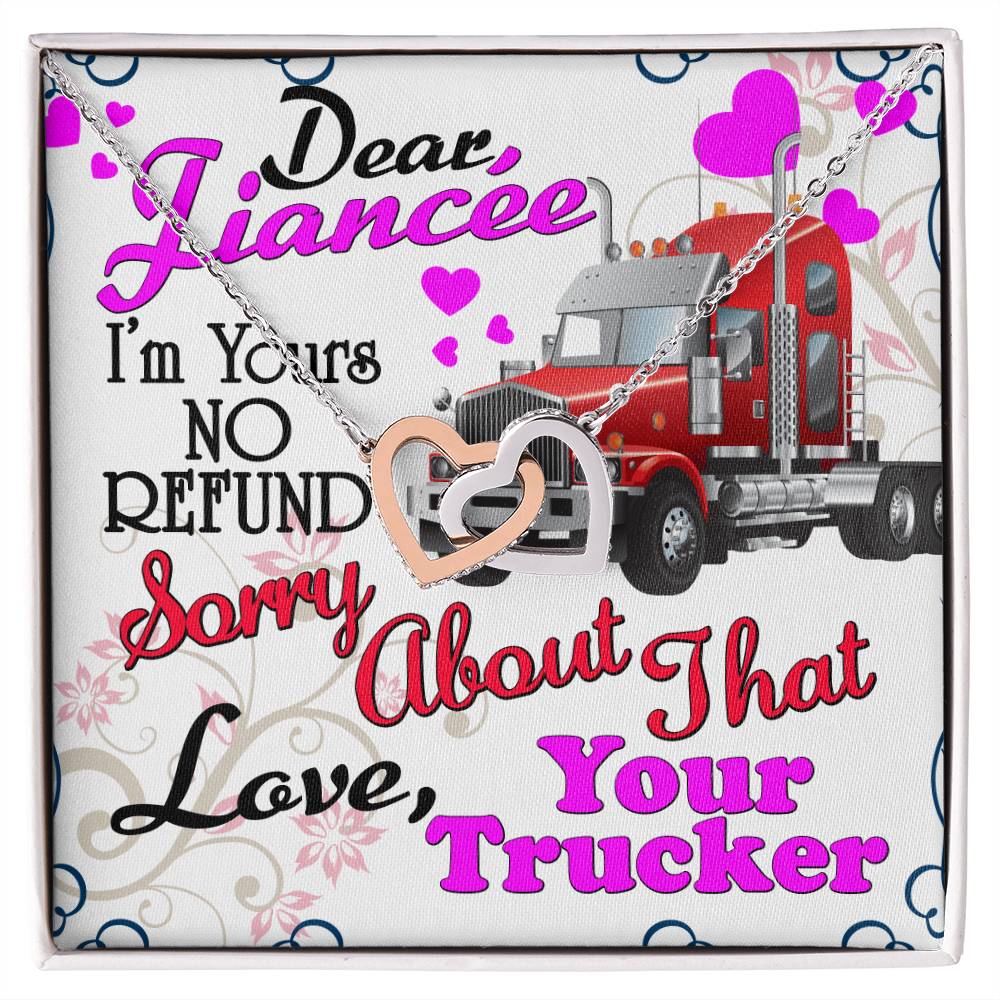 Trucker&#39;S Fiancée - Interlocking Heart Necklace Interlocking Hearts Necklace