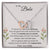 Babe Necklace Interlocking Hearts Necklace