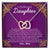 Interlocking Heart Necklace Gift For Daughter From Mom To My Daughter Daughter Mother Necklace Daughter Birthday Gift Interlocking Hearts Necklace