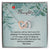 To My Daughter - Interlocking Hearts Necklace6