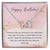 Happy Birthday Interlocking Hearts Necklace Pink Swatches