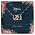 To My Mom Interlocking Necklace Floral Interlocking Hearts Necklace