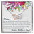 Happy Mother'S Day - To The Best Mom Interlocking Hearts Necklace