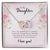 A Daughter Is The Greatest Joy Necklace Interlocking Hearts Necklace
