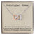 Unbiological Sister Interlocking Hearts Necklace