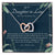 Daughter-In-Law Gift Necklace Wedding Gift Jewelry From Mother-In Law Gift For Bride Daughter-In-Heart Interlocking Hearts Necklace
