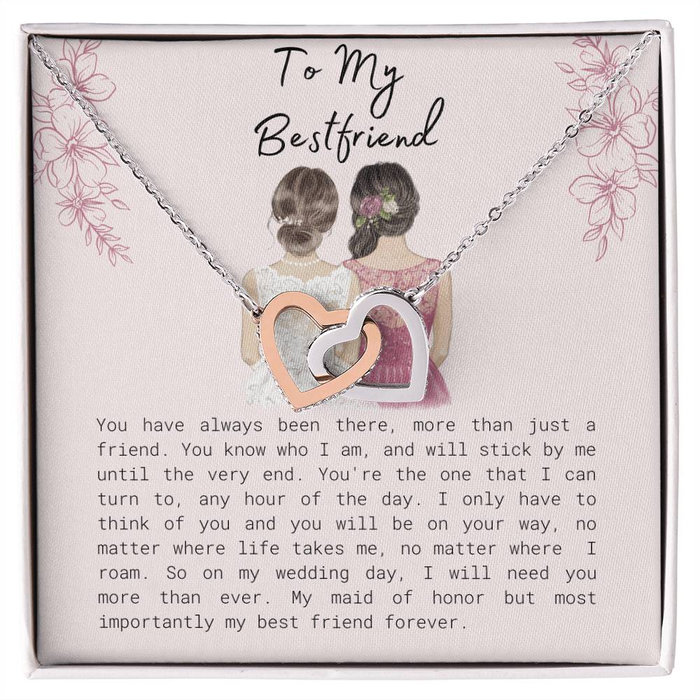 Gift For Wife Present For My Wife Anniversary Birthday Interlocking Hearts Necklace