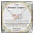 To My Beautiful Daughter I Wish You The Strength Interlocking Hearts Necklace