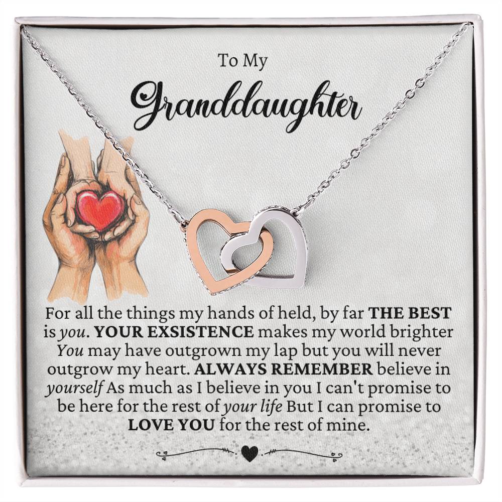 I Promise To Always Love You Interlocking Hearts Holding Hearts Edition Interlocking Hearts Necklace