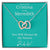 You Are The Cristina To My Meredith Necklace Interlocking Hearts Necklace