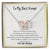 To My Best Friend Interlocking Hearts Necklace