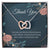 Thank You - Interlocking Hearts Interlocking Hearts Necklace