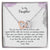 Daughter My Warrior Princess - Hearts Necklace Interlocking Hearts Necklace