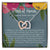 Maid Of Honor Thank You Gift From Bride Bridesmaid Gift Maid Of Honor Gift Necklace Matron Of Honor Gift Thank You Gift From Bride Interlocking Hearts Necklace