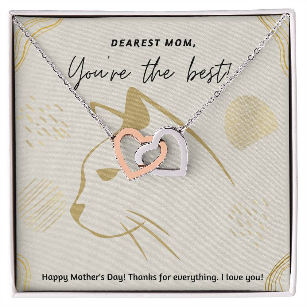 Mother'S Day Interlocking Hearts Necklace