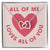 All Of Me Loves All Of You Interlocking Hearts Necklace