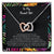 Gift Sweet Teen Girl - Locked Hearts Necklace Interlocking Hearts Necklace
