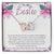 To My Best Friend Necklace Interlocking Hearts Necklace
