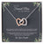 To The Funniest Mom In The World Interlocking Hearts Necklace