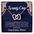 Twenty One Birthday All Of My Love Interlocked Hearts Necklace Interlocking Hearts Necklace