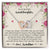 To My Beloved Granddaughter - Interlocking Heart Necklace From Grandma Interlocking Hearts Necklace